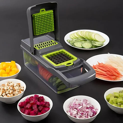 16-in-1 Multifunctional Vegetable Chopper & Slicer – Time-Saving Kitchen Companion