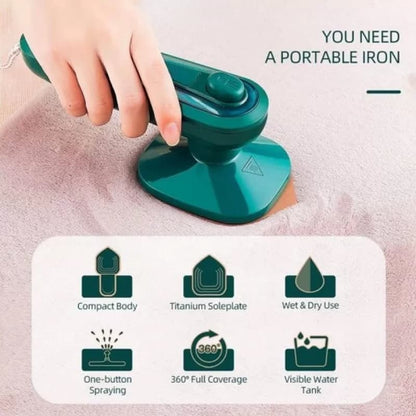 Portable Mini Electric Garment Steamer – Quick Wrinkle Removal Anywhere!