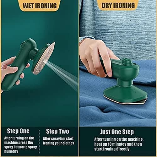 Portable Mini Electric Garment Steamer – Quick Wrinkle Removal Anywhere!